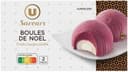 Boules de Noël fruits rouges vanille