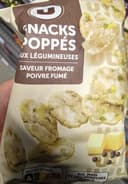 Gâteau apéritif Snacks poppés saveur fromage & poivre fumé, sachet 85g