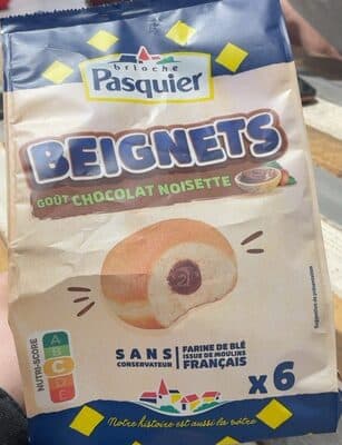 Beignet chocolat noisette x 6