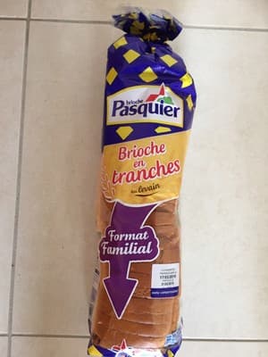 Brioche en tranches