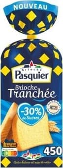 Brioche tranchée -30% sucre