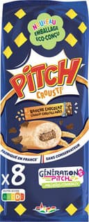Crousti Brioche Barre chocolat céréales croustillante x 8