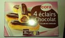4 éclairs au chocolat
