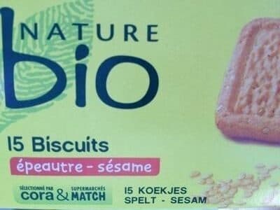 Biscuit épeautre sésame