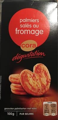 Palmiers salés au fromage
