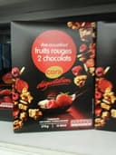 Duo croustillant fruits rouges 2 chocolats