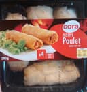4 Nems au poulet + sauce