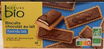 Biscuits chocolat au lait