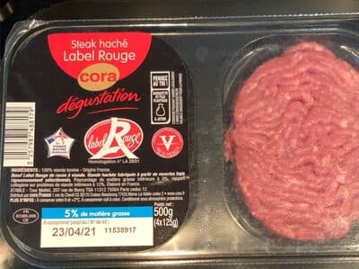 Steak hache label rouge