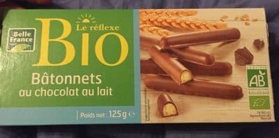 Batonnets au chocolat au lait