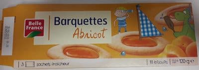 Barquettes Abricot