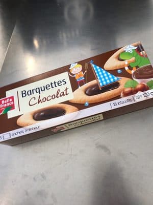 Barquettes Chocolat Noisette