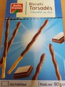 Biscuits torsades  chocolat au lait