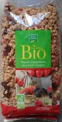 Muesli croustillant aux fruits rouges