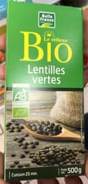 Lentilles vertes