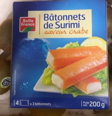 Batônnets de surimi saveur crabe