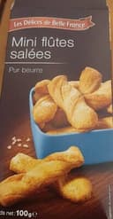 Mini flûtes salées
