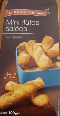 Mini flûtes salées