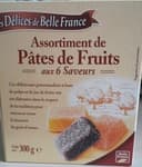 Assortiment de pâtes de fruits aux 6 saveurs