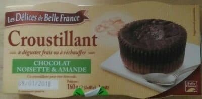 Croustillant chocolat noisette amande