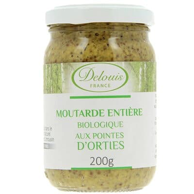 Moutarde entiere aux pointes d'orties