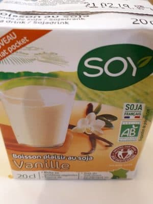 Boisson vanille au soja Français