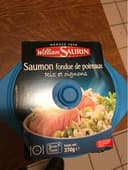 Saumon fondue de poireaux, Riz et oignons