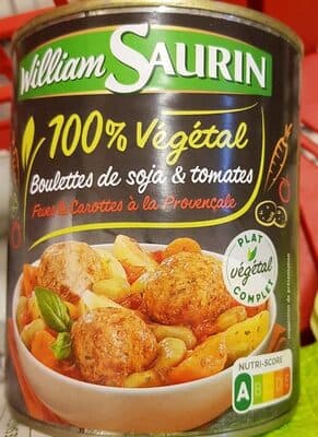 Boulettes de soja et tomates
