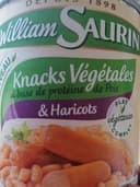 Knacks végétales et haricots