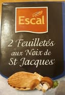 2 Feuilletés aux noix de st jacques