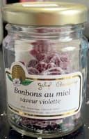 Bonbons au miel saveur violette