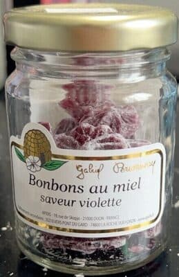 Bonbons au miel saveur violette
