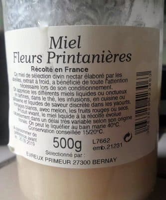 Miel Fleurs Printanières