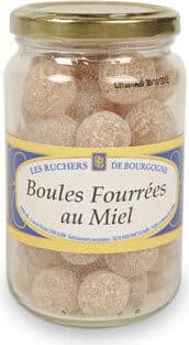 Bonbons boules fourrees au miel Bonbons dur naturel au