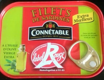 Filets de sardines label rouge