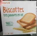 Biscottes Pauvres En Sel
