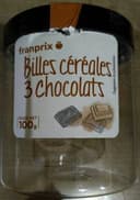 Billes céréales 3 chocolats
