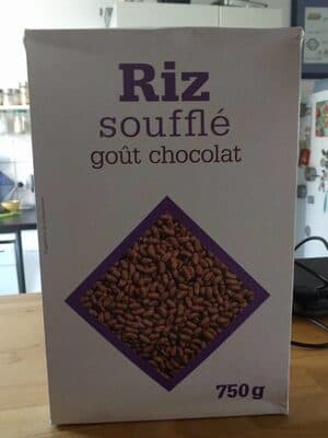Riz soufflé goût chocolat