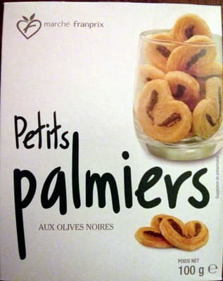 Petits palmiers aux olives noires