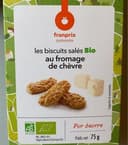 Biscuits sales bio au fromage de chevre