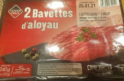 2 bavettes d'aloyau
