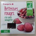 Betteraves rouges à la sauce vinaigrette