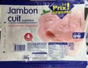 Jambon cuit supérieur découenné dégraissé