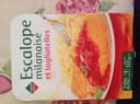 Escalope milanaise et tagliatelles