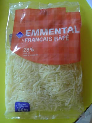 Emmental Français Râpé (28 % MG)