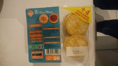 16 mini blinis