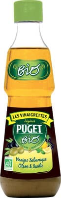 Vinaigrette légère Puget Bio 
Vinaigre balsamique citron basilic