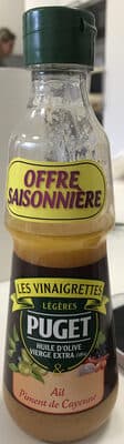 Vinaigrette Légère Ail Piment d'Espelette