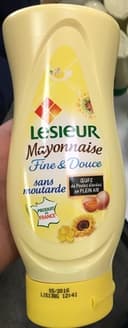 Mayonnaise douce sans moutarde à l'huile de colza origine France