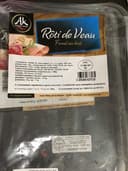 Roti de veau fume au bois